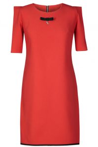 Sukienka dzienna model  FSU768 Czerwony