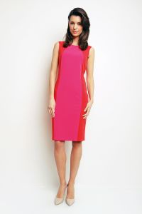 Sukienka Model H70 Red/Pink